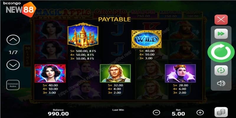 Nổ Hũ Magic Apple Slot Game Quay Đổi Thưởng NEW88 4 nổ hũ Magic Apple Slot