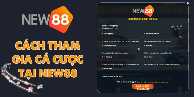 NEW88 15 Cách tham gia cá cược tại New88